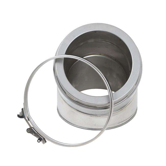 T600 6" Twin Wall - Two Segment Elbow (45°) - Thermotec