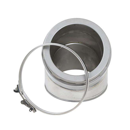 T600 6" Twin Wall - Two Segment Elbow (45°) - Thermotec