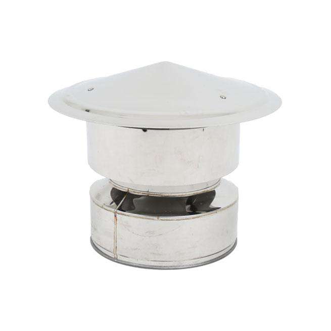 T600 6" Rain Cap / Windshield Cowl - Thermotec Twin Wall Flue