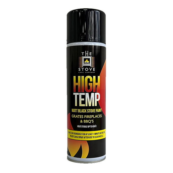 The Stove Care Company - High Temperature Stove Paint - Matt Black - Thermotec